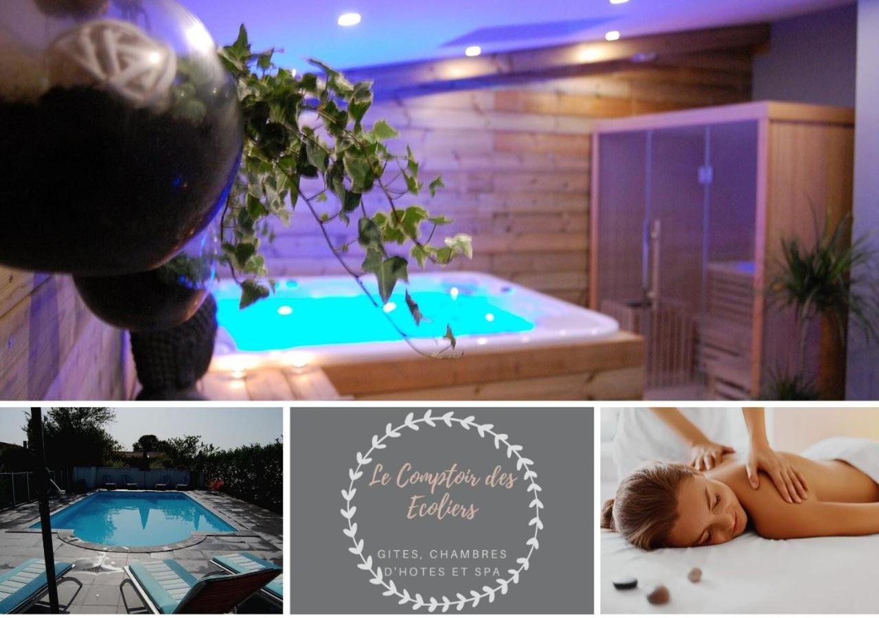 Le Comptoir Des Ecoliers Bed & Breakfast Gémozac Eksteriør bilde
